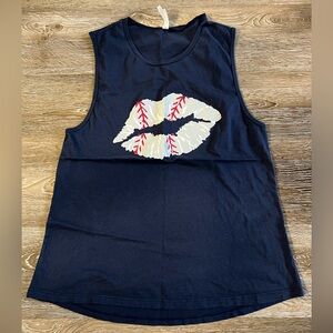 Bella Canvas Sleeveless Baseball Top